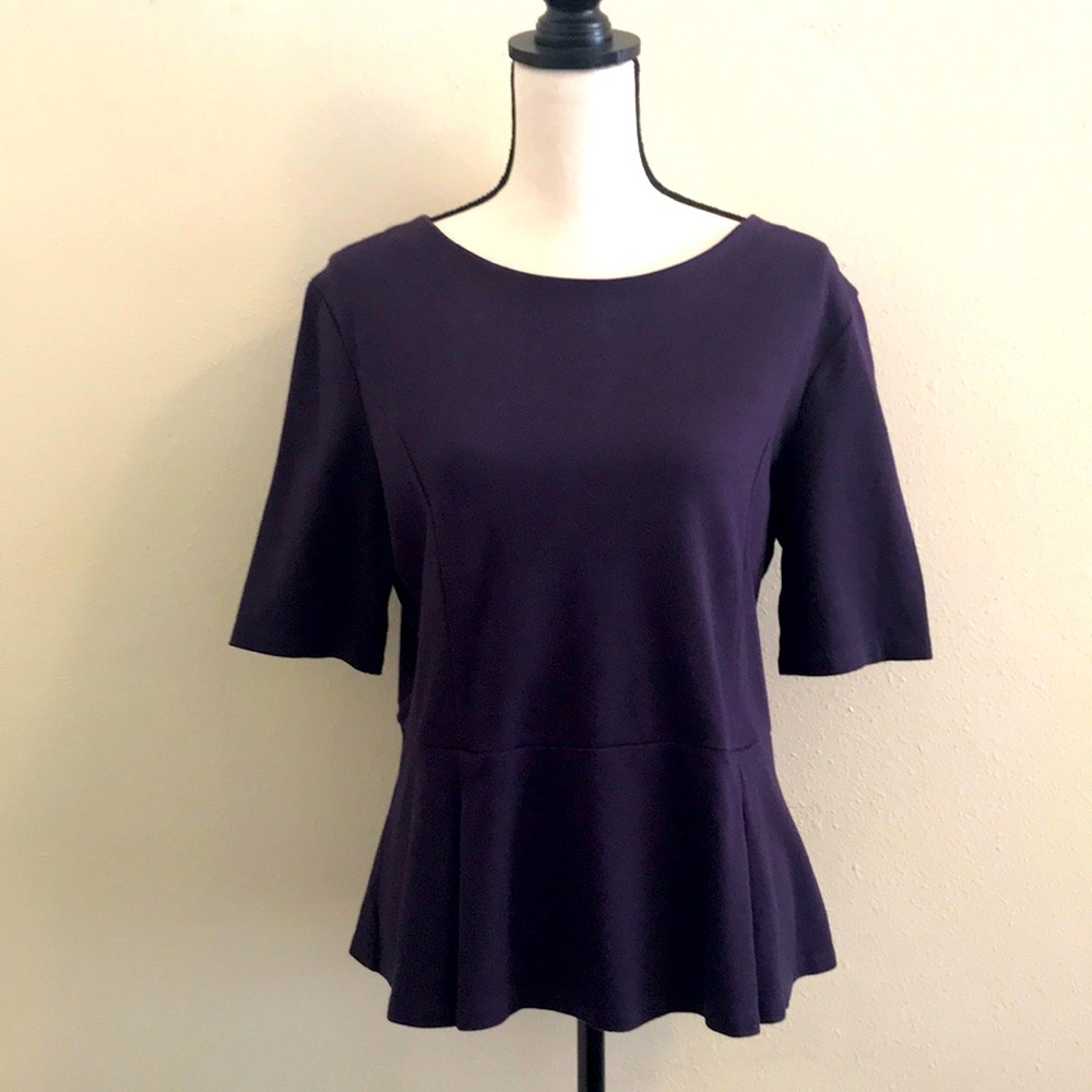 Talbots Peplum Top